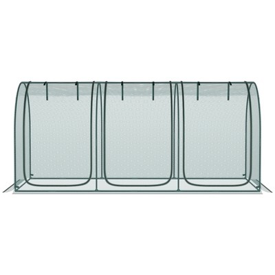 Green Steel Wind Resistant Plant Protection Tent