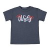 The Juniper Shop USA Cursive Coquette Toddler Short Sleeve Tee - 2 of 4