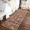 Nasitip Modern Geometric Plaid Area Rugs for Living Room Soft Low Pile Non-Sliping, Machine Washable - 3 of 4