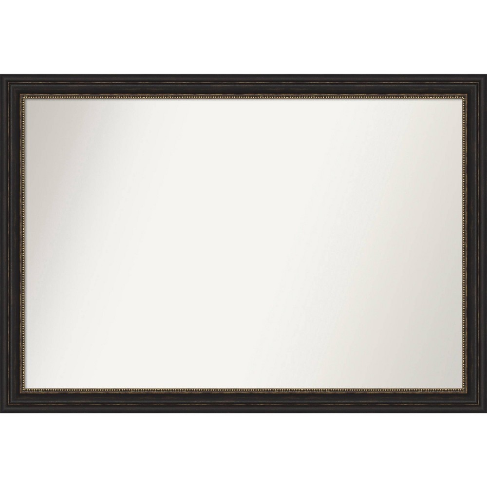 Photos - Wall Mirror 40" x 28" Non-Beveled Accent Bronze Narrow  - Amanti Art