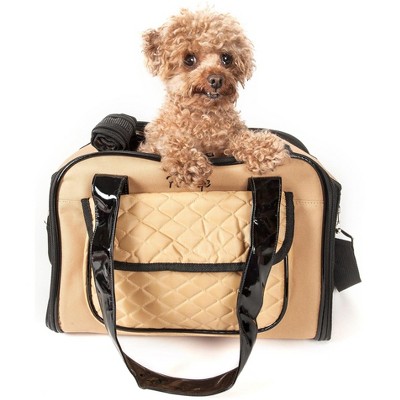 Munora - Airline Approved Mystique Fashion Pet Carrier - Pet Life - Black