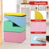 Colorful 2-Piece Soft PU Leather Toddler Climbing Set ¨C Lightweight Foam Blocks for Kids 1-3 (Indoor Play Gym/Sliding Climber) (1-Pack) - 2 of 4