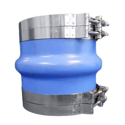 Trident Marine 4" ID Blue Silicone Molded Wet Exhaust Hump with 4 T-Bolt Clamp Boat Equipment 270V4000-S/S