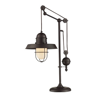 black farmhouse table lamp