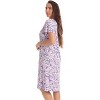 Dreamcrest Womens Nightgown with Lace Trim  Short Sleeve Sleepwear Pajamas with Stretch  Solids & Prints - 2 of 3