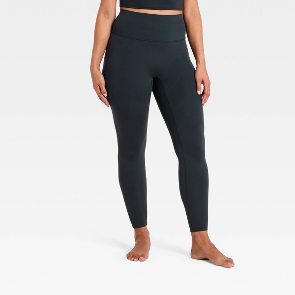 Leggings de Cintura Ultra Alta sin Costura Frontal 7/8 para Mujer - All In Motion™ 4