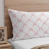 Sweet Jojo Designs Girl Body Pillow Cover Case (Pillow Not Included) 54in.x20in. Ballerina and Ballet Bows Pink and White - 4 of 4