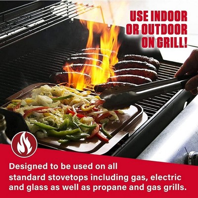 Copper XL Reversible Nonstick Ceramic Grill and Griddle Pan