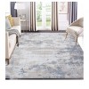 Gray-2*6 feet  Modern Abstract Living Room Rug Machine Washable Soft Carpet Non Slip Non Shedding Ultra Thin Pet Friendly Soft Indoor Foldable Floor - 4 of 4