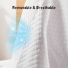 3 inch Twin Size Non-Slip Gel Memory Foam Mattress Topper for Pressure Relief, with Removable & Washable Cover - 4 of 4