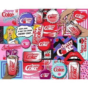 Coca-Cola Cherry Coke 1000 Piece Jigsaw Puzzle for Adults - 1 of 4