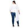 L I V D Women's Sanctuary Asymmetrical Peplum Top - 3 of 3