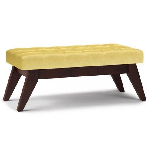 Yellow sales ottoman target