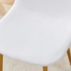 Kumasinova Luxury Dining Chairs Set of 4,High Resilience Kitchen Chairs with Linen Cotton Fabric,Dining Room Chairs with Metal Legs for Dining Table - 3 of 4