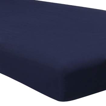 PiccoCasa Solid Color Soft Fitted Sheet with 15 Inch Large Pocket