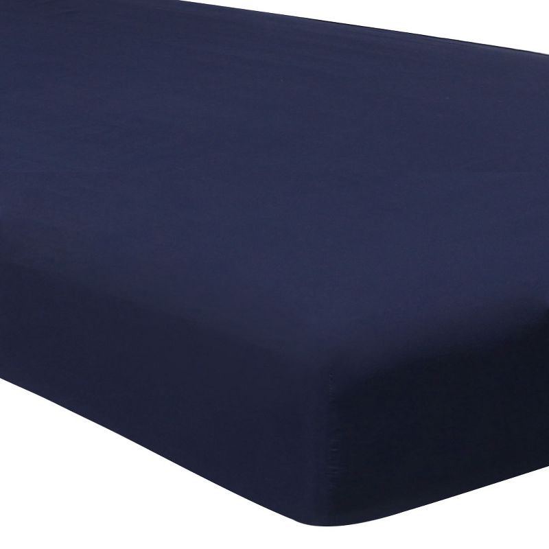 PiccoCasa Solid Color Soft Fitted Sheet with 15 Inch Large Pocket, 1 of 7