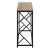 NicBex Console Table with Criss-Cross Decorative Design,Stylish Multi-Functional Entryway Table,Modern Couch Table for Living Room,Taupe - 4 of 4