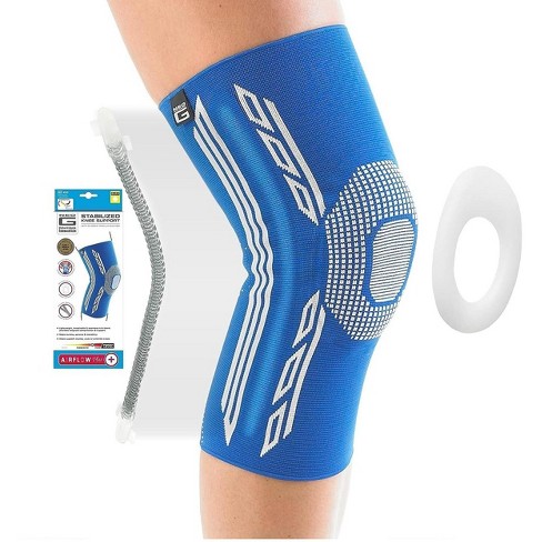 Plus Size Deluxe Hinged Knee Brace with Compression Wrap for Big & Wide  Thighs