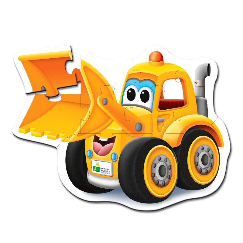 The Learning Journey My First Big Vehicle Floor Puzzle - Digger, 1 of 4