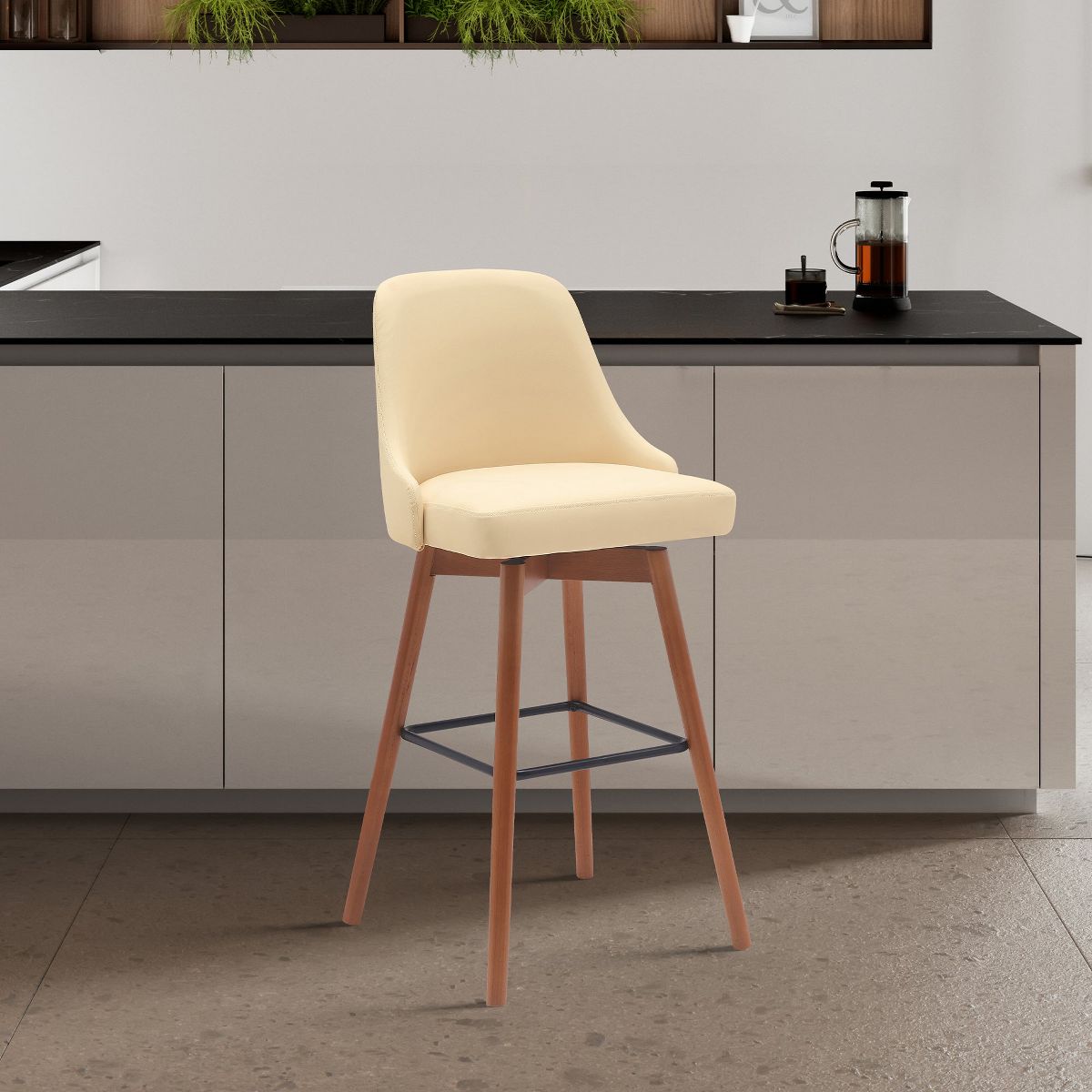 Sicily Upholstered Swivel Barstool