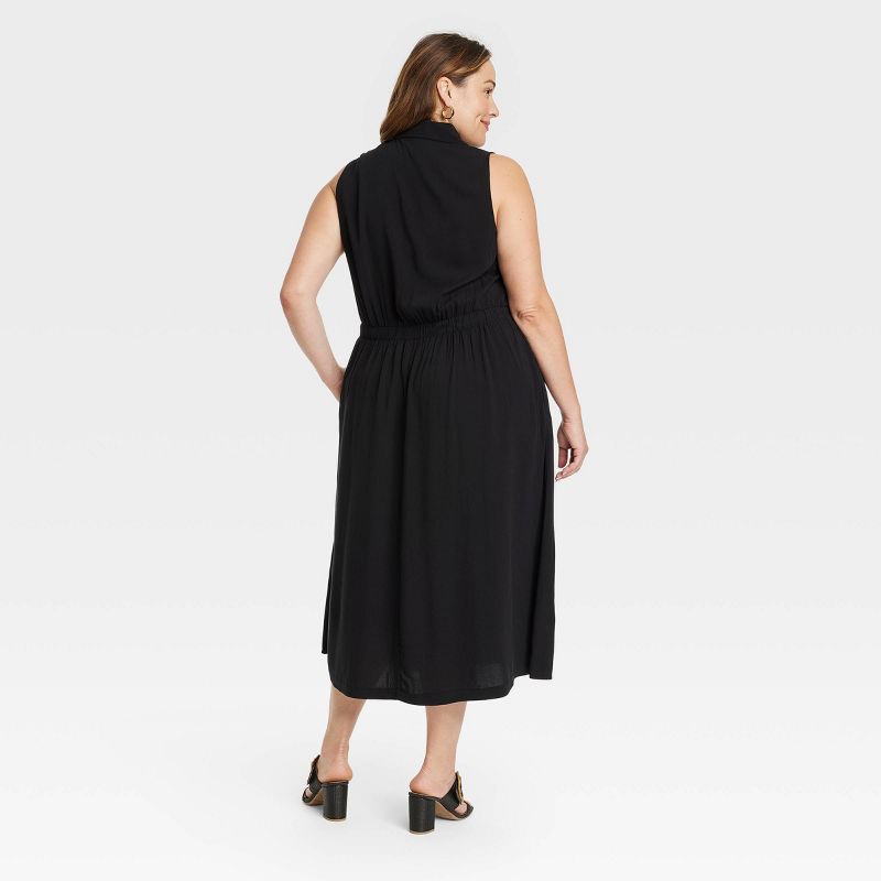 Women's Utility Midi A-Line Dress - Ava & Viv™, 3 of 5
