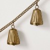 5' Brass Mini Bell Garland on Brass Chain - Hearth & Hand™ with Magnolia - 3 of 3