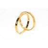 Aria Jeweler Inc Gold Bangle Bracelet Set - 4 of 4