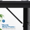 Kumasinova Computer Desk with Drawers,Office Desk with Storage Shelf,Gaming Table with Side Hook,Spacious Work Desk for Home Office - 4 of 4