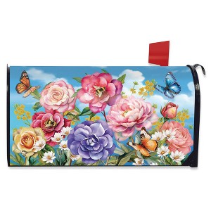 Briarwood Lane Spring Mailbox Cover  - Oversized - Stop and Smell the Roses Large Oversized For Spring Mailbox Cover - 1 of 2