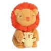 ebba Medium Rex Lion & Regi Cub Snuggawugs Heartwarming Baby Stuffed Animal Orange 11" - 2 of 4