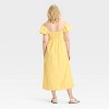 Women's Puff Short Sleeve Maxi Dress - A New Day™ - 2 of 3