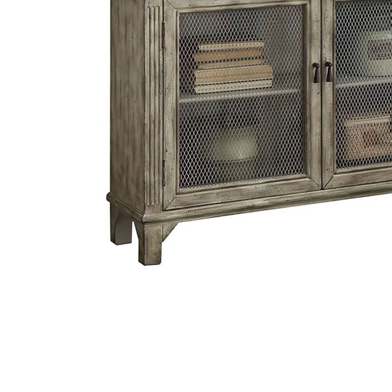 42&#34; Vernon Accent Table Weathered Gray - Acme Furniture, 3 of 8