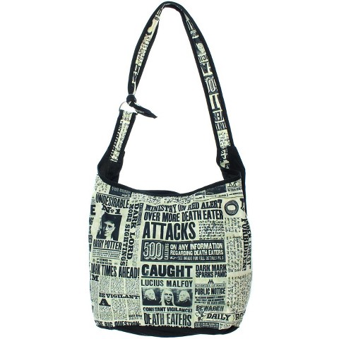 Сумки Harry Potter Bag Daily Prophet Newspaper Headlines Hobo Slouch Bag Purse