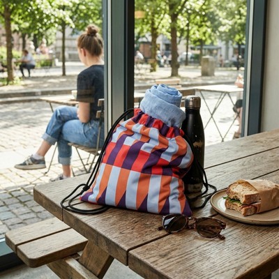LOQI Geometric Stripes Backpack — фото 3