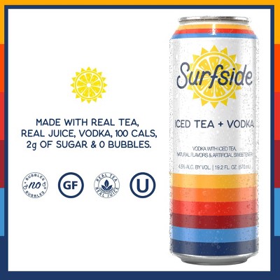Surfside Iced Tea Vodka - 570ml Can