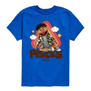 Boys' - Sesame Street - Pisces Tamir Short Sleeve Graphic T-Shirt - 1 of 4