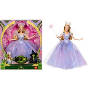 Universal Pictures’ Wicked: For Good Deluxe Glinda Doll with Movie-Inspired Outfit & 3 Accessories - 1 of 4