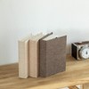 Vintiquewise 8" Classic Linen Book Box – Vintage Decorative Storage Case for Keepsakes, Jewelry, Documents & Home Decor Accent - 2 of 4