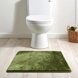 Luxe Weavers 17"x24" Bath Mat with Non Slip Backing, Plush Bathroom Rug - 1 of 4
