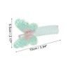 Unique Bargains Women's Fashion Butterfly Telephone Wire Hair Bands 3.94"x2.17" 1 Pc - 4 of 4