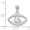 Black Bow Jewelry Sterling Silver Louisville Cardinals NCAA Pendant - 2 of 3