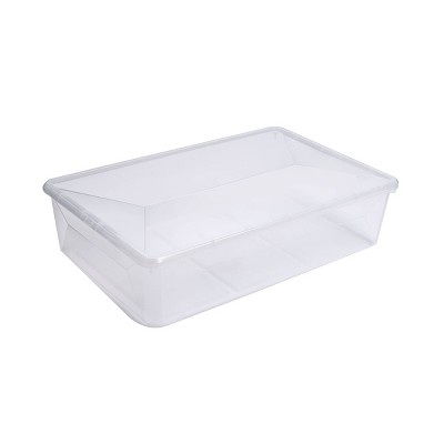 Choice 4 Qt. Translucent Square Polypropylene Food Storage Container