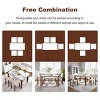46.5" Modern Gray 5-Piece Dining Table Set with Faux Marble Top and Upholstered Chairs, Perfect for Kitchen or Dining Room -3irtyhousy - 3 of 4