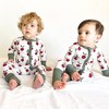 tiny knot co. Newborn, Infant Gender Neutral Buttery Soft Convertible Romper Foldover Mittens & Footies with Grippers TENCEL Modal One Piece Pajamas - 2 of 4