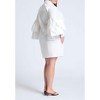 ELOQUII Women's Plus Size Poplin Ruffle Sleeve Dress - 3 of 3