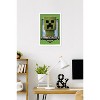 Trends International A Minecraft Movie - Creeper Logo Framed Wall Poster Prints - 2 of 4