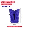 Unique Bargains Team Sports Reversible Numbered Soccer Training Vest 6 Pcs - 2 of 4