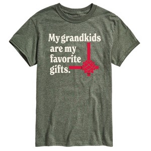 Men's - Instant Message - Grandkids Favorite Gift Short Sleeve Graphic T-Shirt - 1 of 4