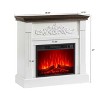 Farmhouse Fireplace TV Stand - 2 of 4