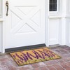 Juvale Juvale Lavender Door Mat – Welcome Mat for Front Door, Welcome Rug for Patio, Porch – Coco Coir Doormat (17x30 inches) - 2 of 4
